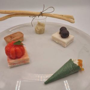canapes navidad sin pescado